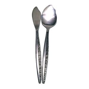 VTG Coventry Bouquet Stainless Japan Floral Serving Sugar Spoon & Butter Knife
